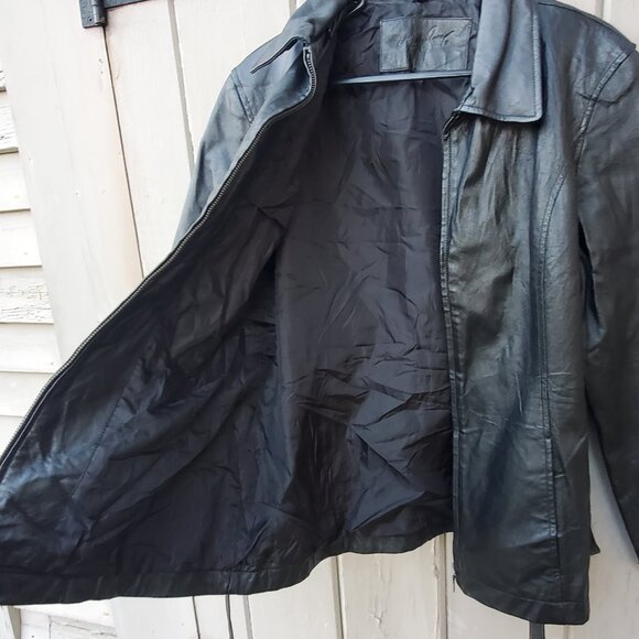Vintage 80's Jacqueline Ferrar Leather Jacket, Women's M, Black - Picture 9 of 11